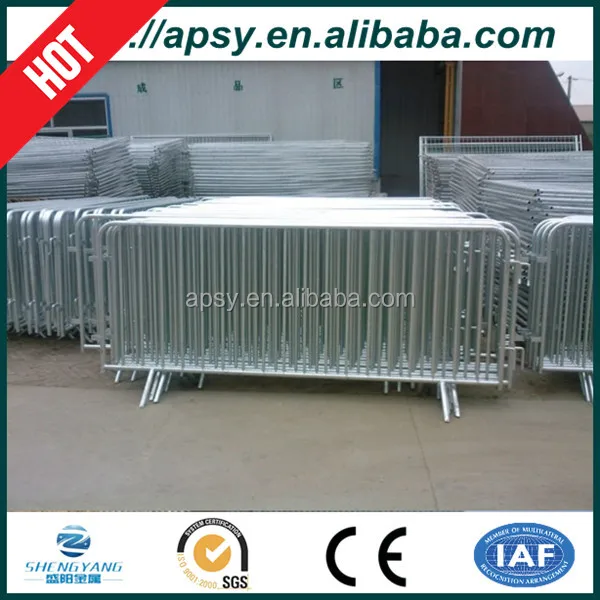 
Hot sell Heavy duty galvanised traffic road safety pedestrian crowd control barriers 