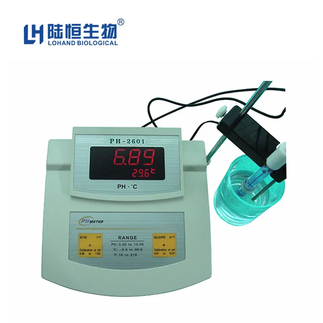 laboratory universal and accurate pH meter with digital electrode PH-2601
