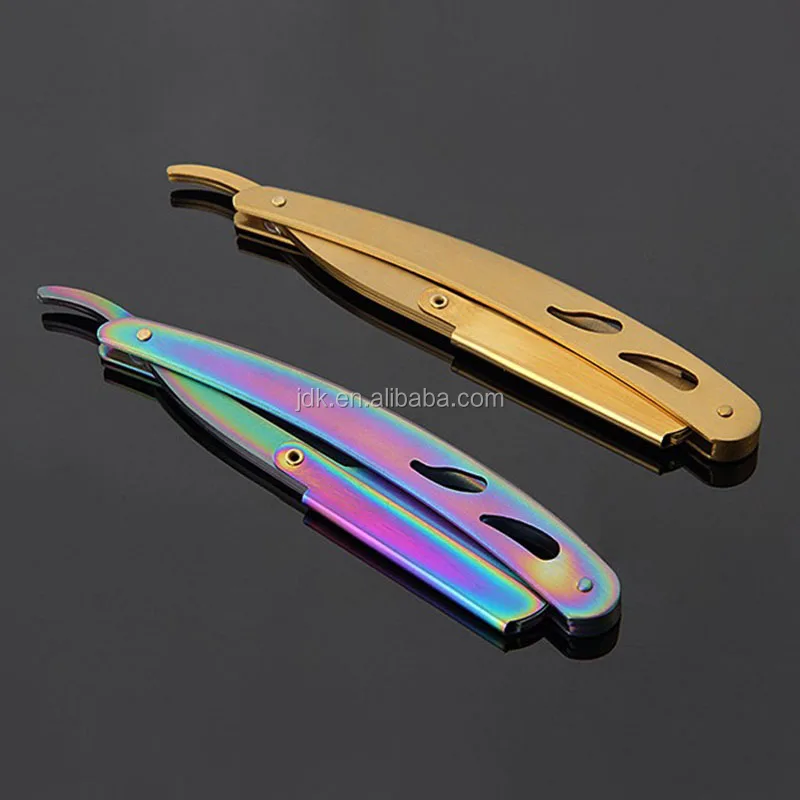 Mens Barber Shop Razors Shaving Knife Folding Hair Removal Tools