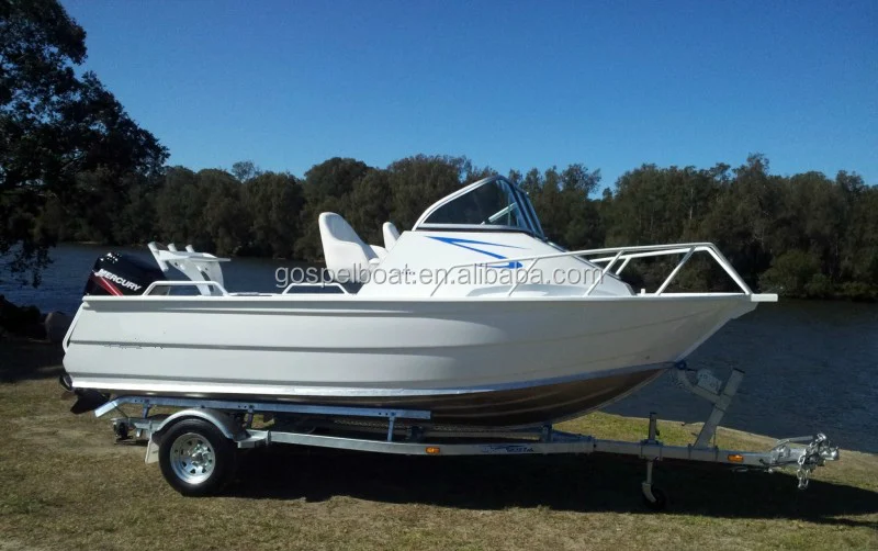 2017 new design 17ft Cuddy Cabin Welded Aluminum Boat