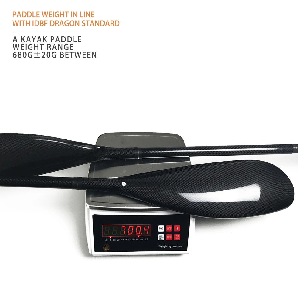 
cheapest 2 PC Straight Shaft adjustable wing 100% 3K twill carbon canoe kayak for sale 