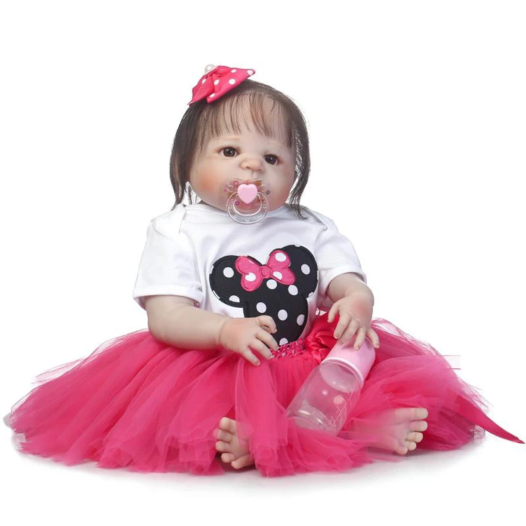 full adult toys flowers girl cutest silicone reborn baby dolls with hair