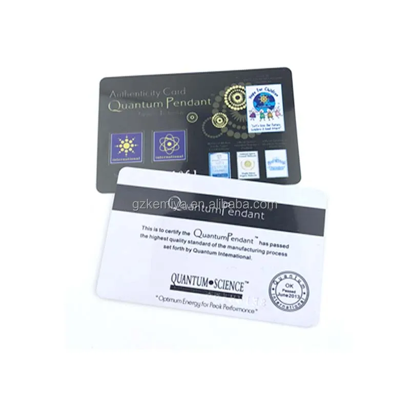 Bio nano energy card, nano technology health card,energy saver card
