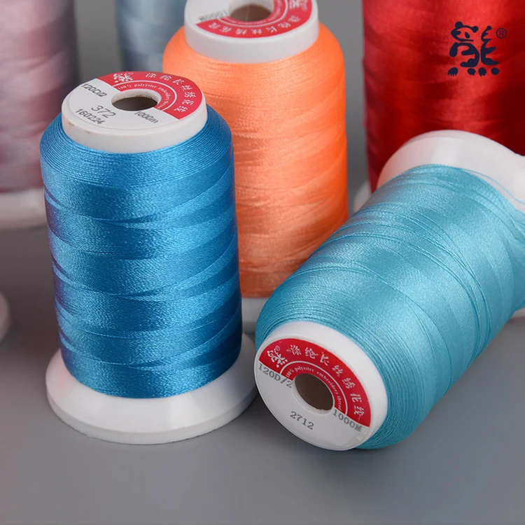 120d 2 полиэфирная вышивальная катушка для домашнего использования 1000m 40WT