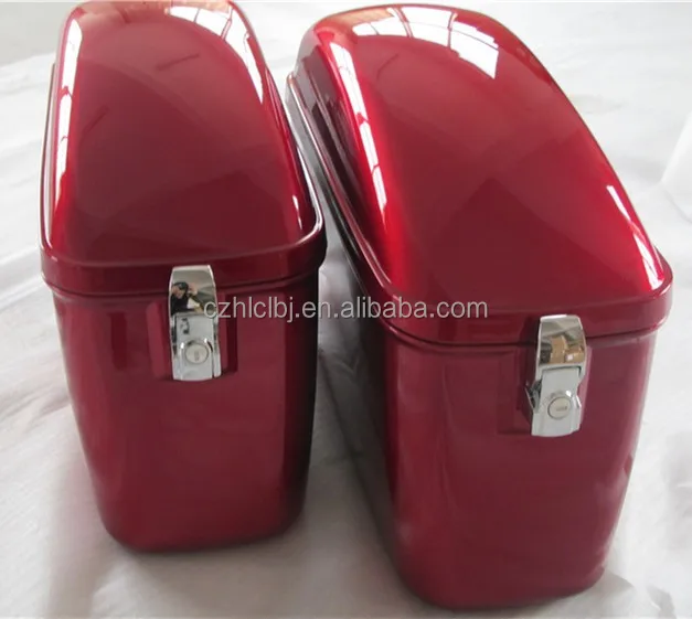 LW popular motorcycle hard saddlebags