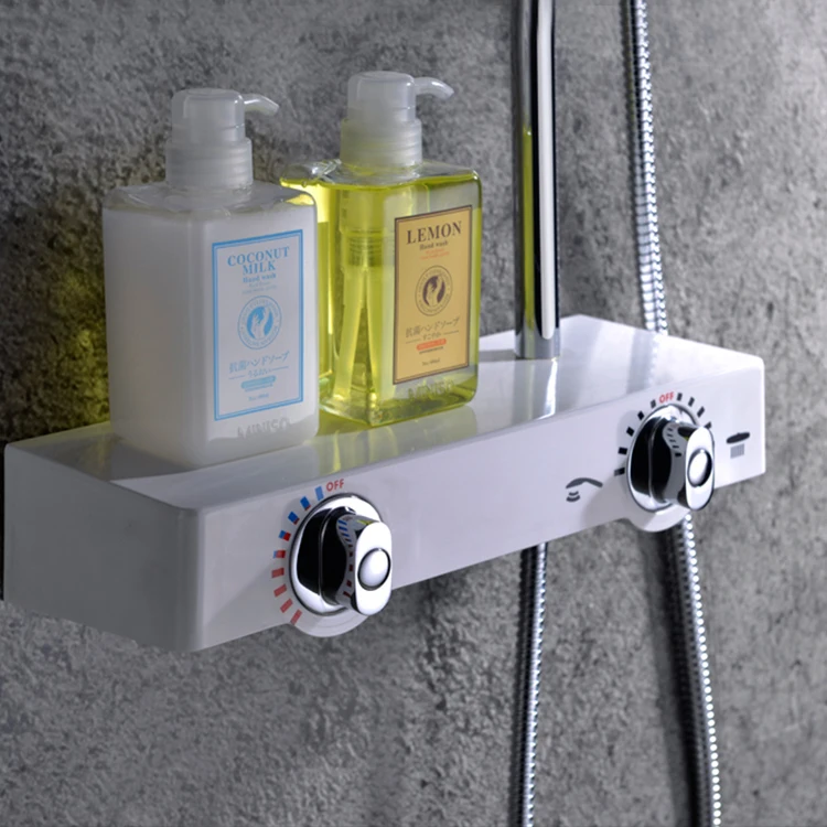 Professional factory CREA Shower Faucets bathroom thermostatic shower column set