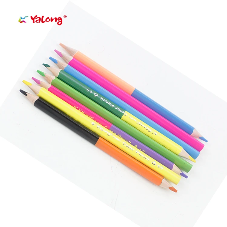 YL817211-24 заказ высокого качества с двойной головкой карандаш комплекты цветные карандаши для детей
