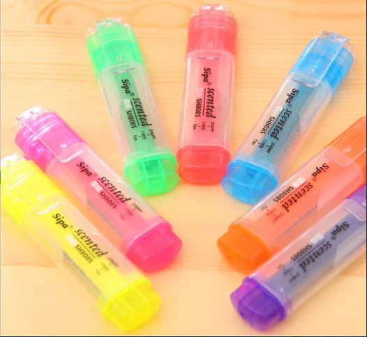 
Korean stationery fresh large capacity candy color fragrance fluorescent pen marker pen 