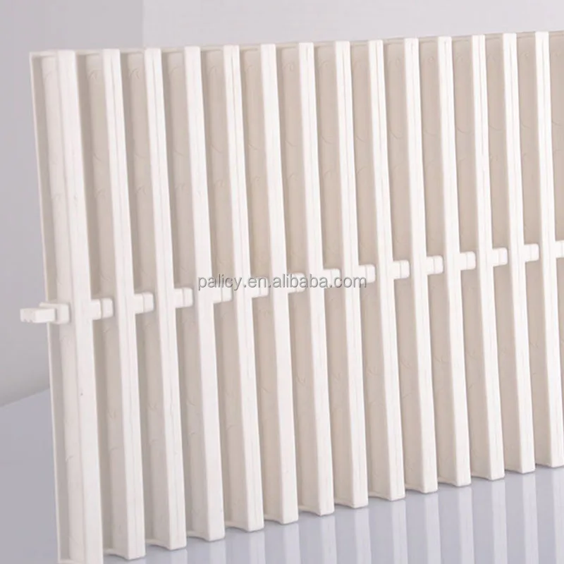 New design Wave type swimming pool overflow grating pps pool gutter grating price