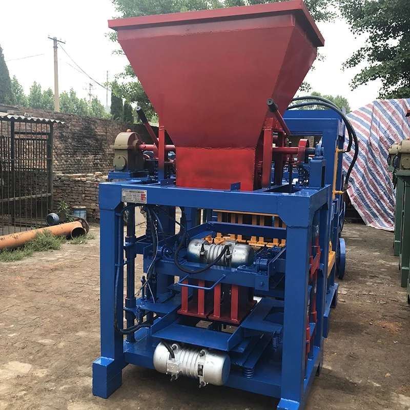 Cost effective QT4-35 solid paver block brick making machine price