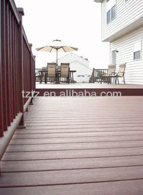 Latest design superior quality wpc wood plastic boardwalk fireproof  decking pvc decking outdoor decking floor