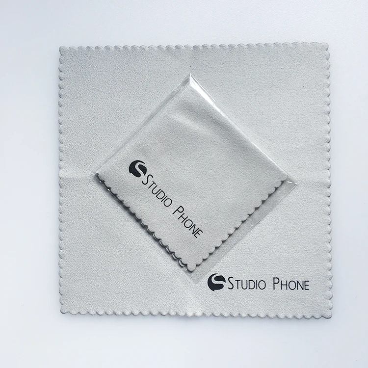 Hot sale custom logo printed microfiber lens cleaning cloth