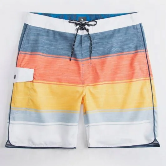 High Quality Sublimation 100%Polyester Good Beach Geometry Surfing Shorts