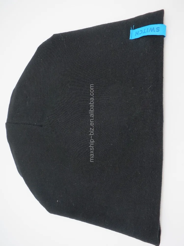 reversible switch 95% cotton 5% spandex jersey hat with custom woven label