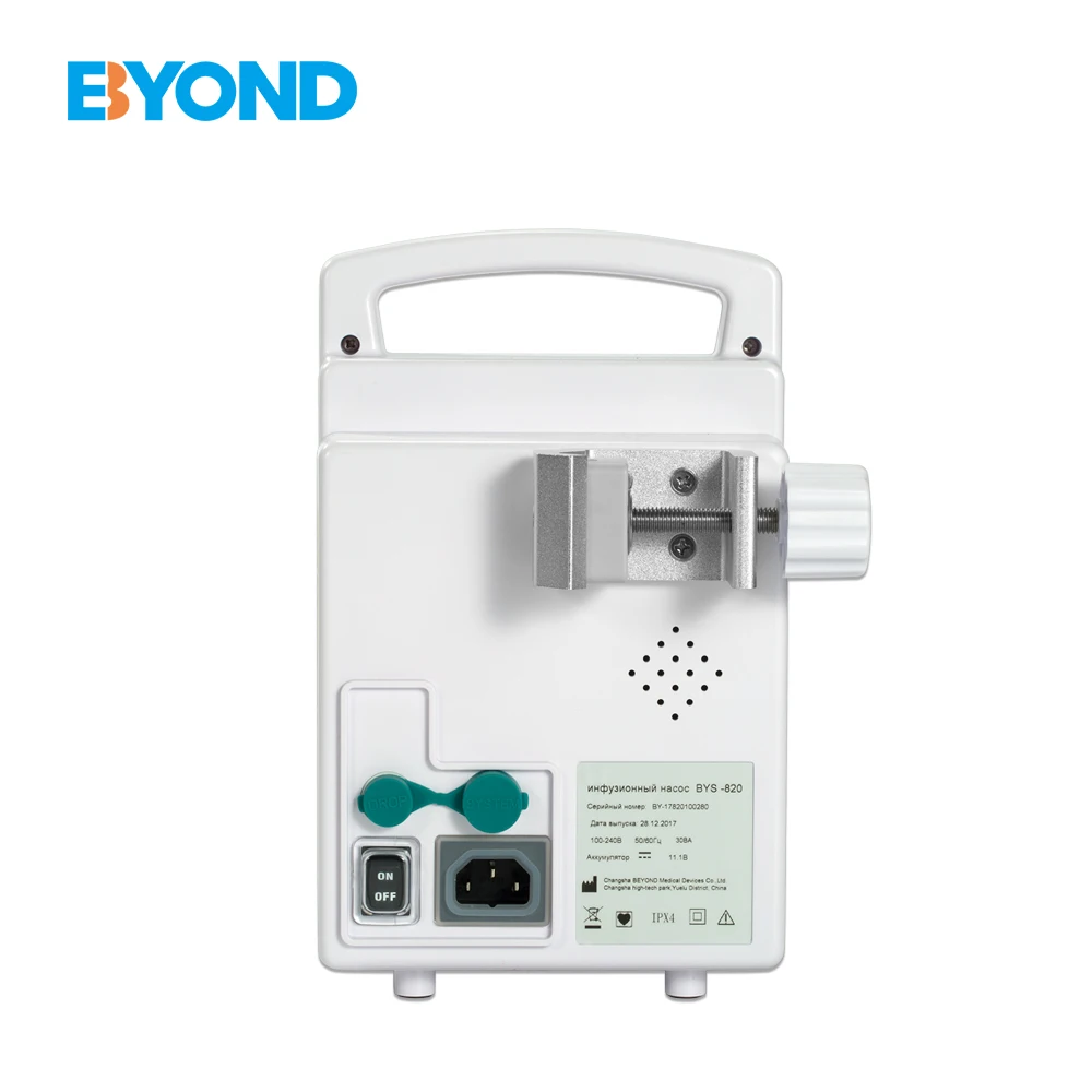 BYOND Health Care Best Selling Products Programmable Infusion Pump Ce Electricity Online Technical Support Class I BYS-820