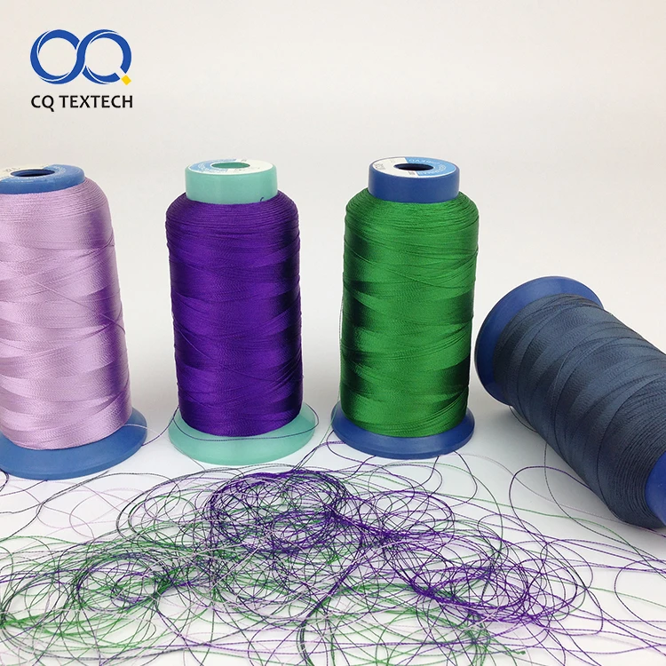 Low price  100D 100%  polyester embroidery thread for Knitting