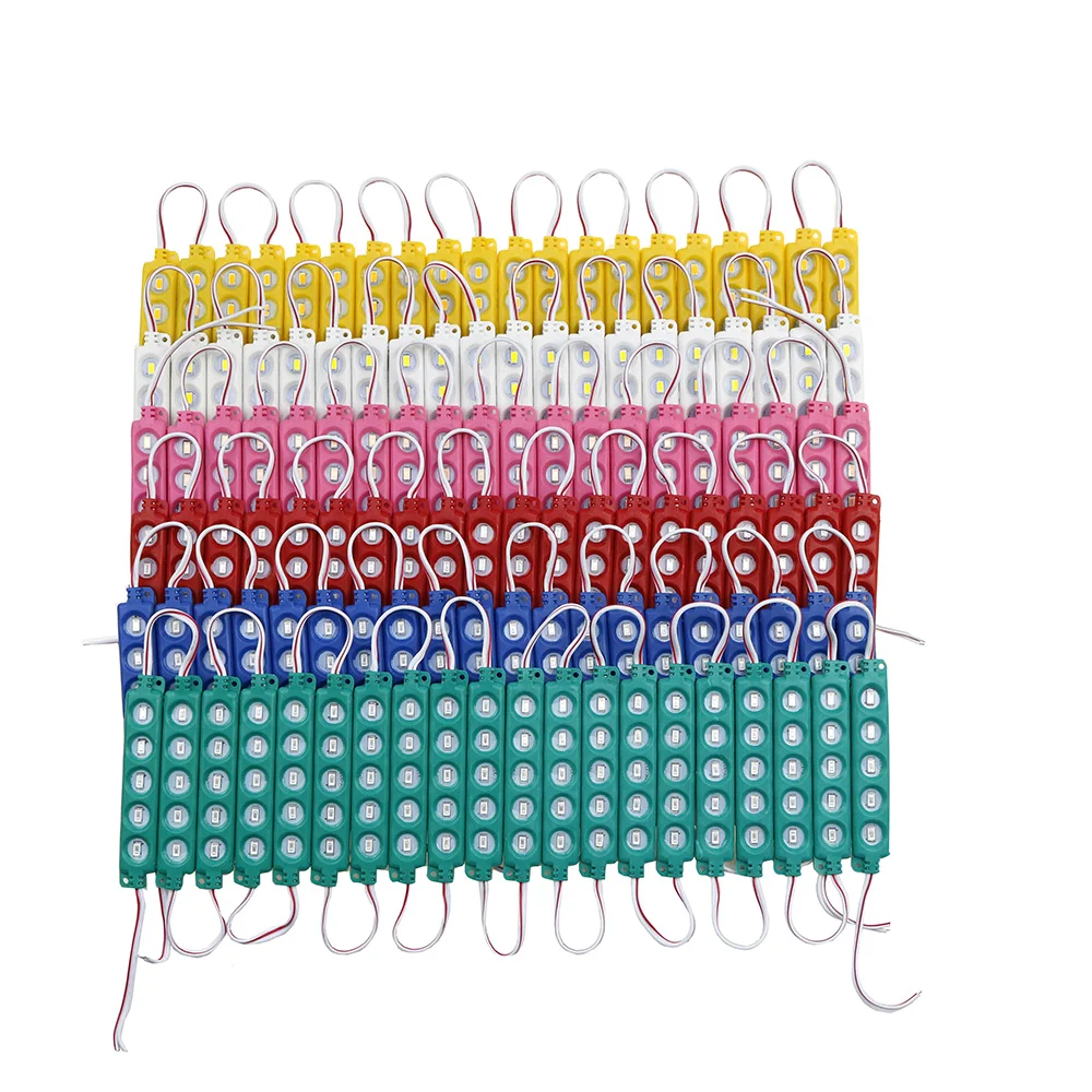 5730 LED Module DC12V 5LEDs Waterproof Outdoor light Backlight for billboard white, red, blue, green Channel Letters