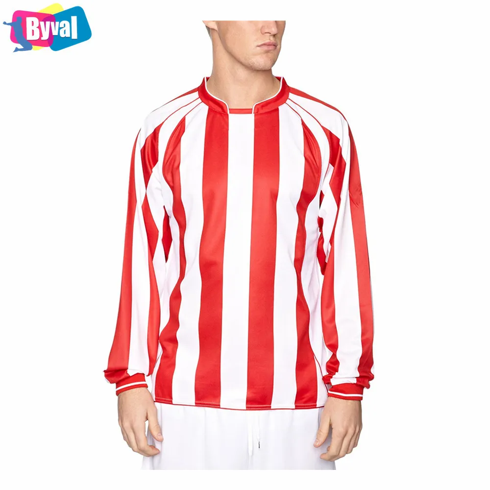 Byval Soccer T Shirt Long Sleeve Football Shirt Quick Dry Sublimation Jerseys Custom Logo Online Shopping