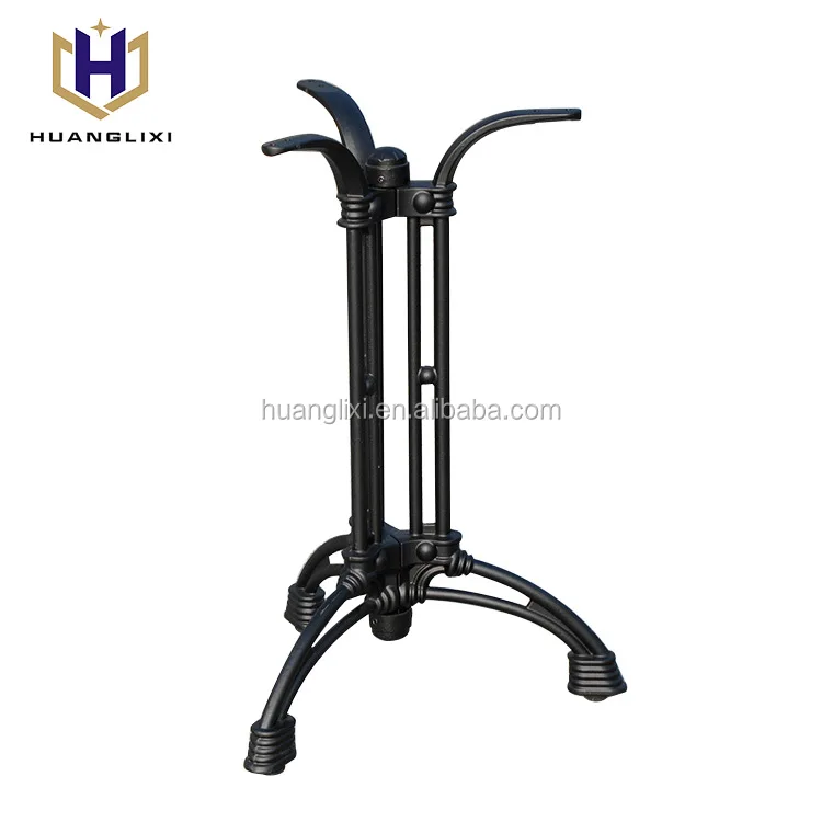 Design Support Cast Iron Dining Table Leg Black Furniture Wrought Iron Table Base