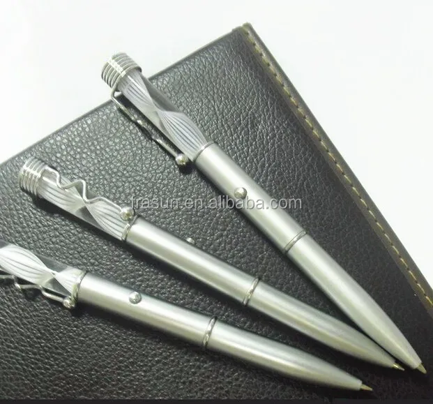 spiral multi color led pen/multi color spiral led pen/Spiral Light Up Multicolor LED pen