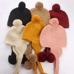 S51481A    New Lovely  Baby Hat Winter Knitted Cap For child kids Hat