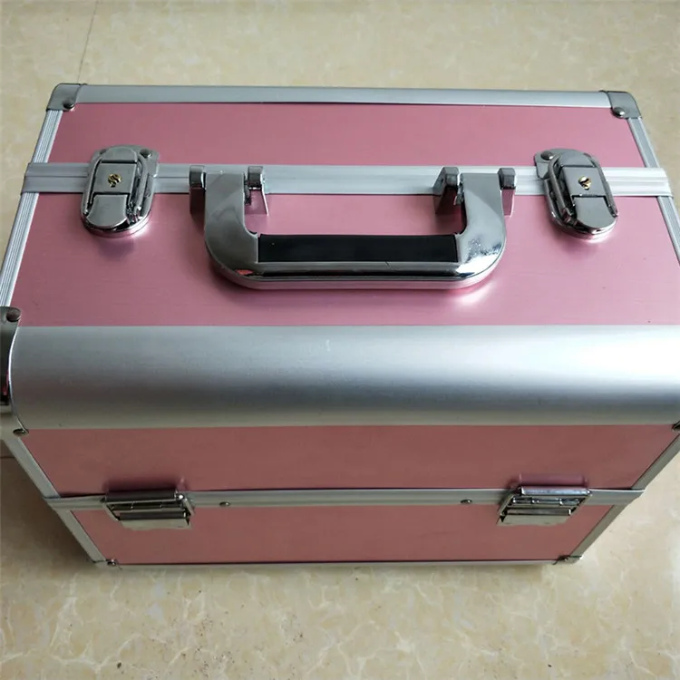 Luxury Professional Aluminium Beauty Cosmetics & Makeup Train Case
