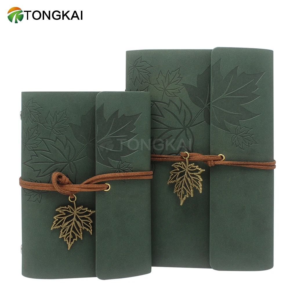 vintage pu leather notebook diary agenda planner travel journal 2018