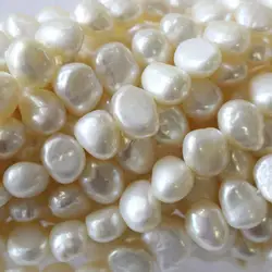 Natural Genuine Freshwater cunltured Pearl Free Size Jewelry Making Loose Beads