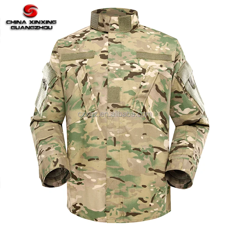 
Military Army Soldier Multiland Camouflage Military Fatigue ACU Army Combat Uniform 