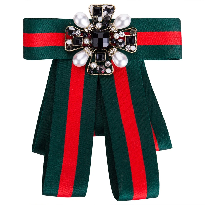 Ywmt на День Матери Ретро плетение с бусинами и драгоценными камнями в Корейском стиле с бантом, брошь на шпильке, для женщин, украшение для одежды