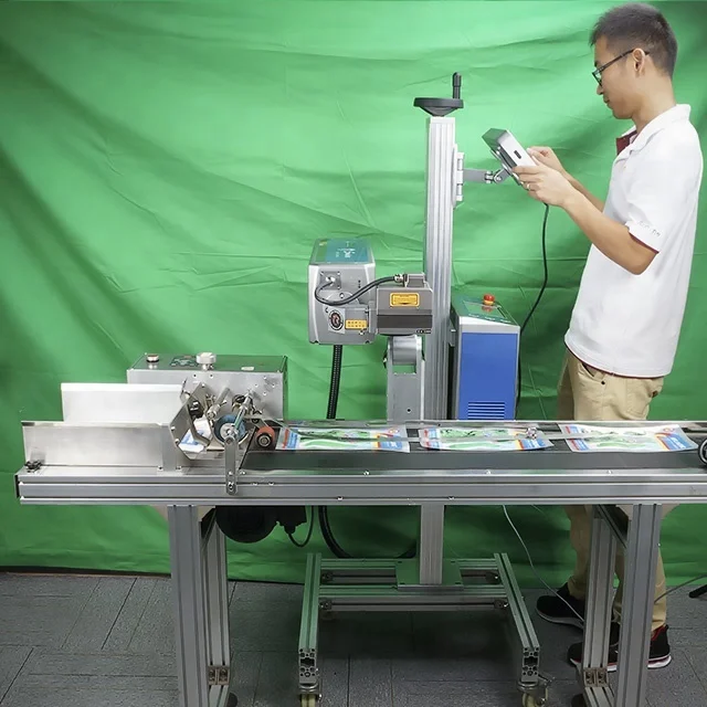 
plastic bottle co2 laser marking batch date coding machine 