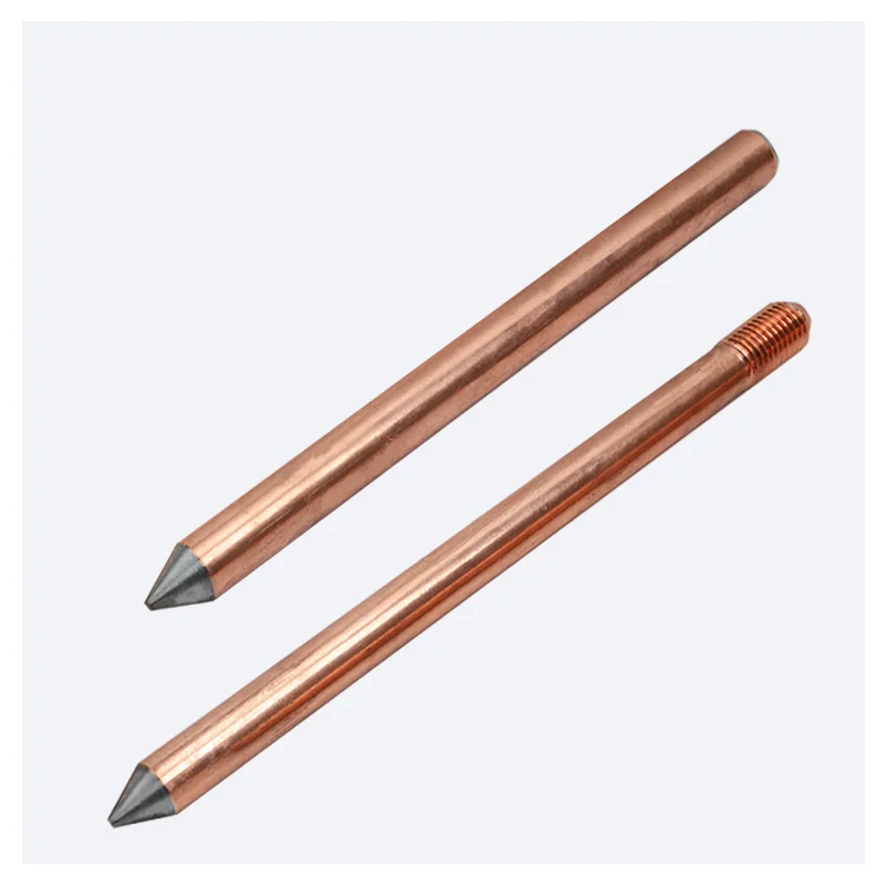Hot selling high tensile strength copper bonded steel earth rod for electrical grounding system