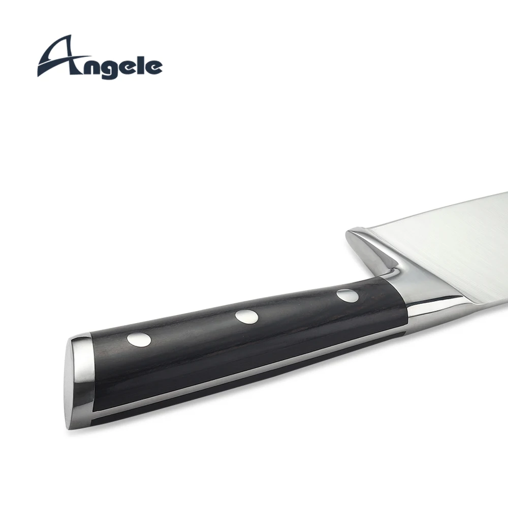 Набор кухонных ножей из высокоуглеродистой нержавеющей стали с магнитным ножом