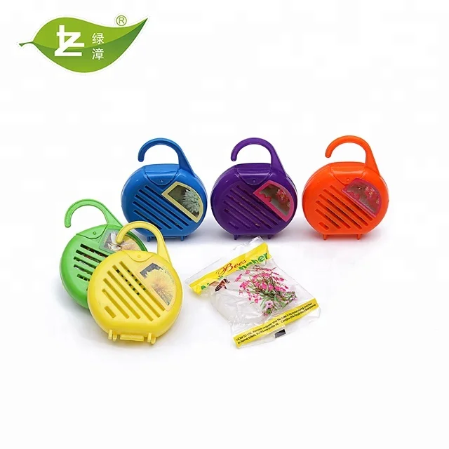 Wardrobe Hanging Air Freshener PDCB Moth Block With Plastic Hook Box