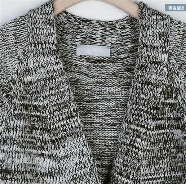 
Korean fashion style long cardigans women 2015 knitted women coat cashmere grey warm winter alpaca sweater 