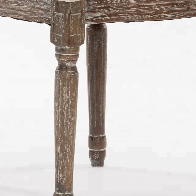 Винтажный дизайн, деревянная рама для столовой, ресторана, комнаты, из массива дерева, во французском стиле, круглый стул люиса Xvi