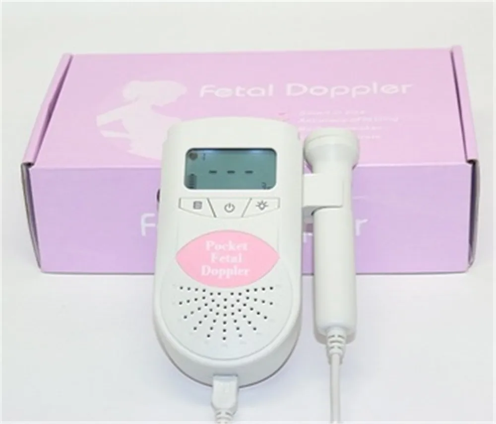 New design portable fetal doppler baby heart rate monitor with CE