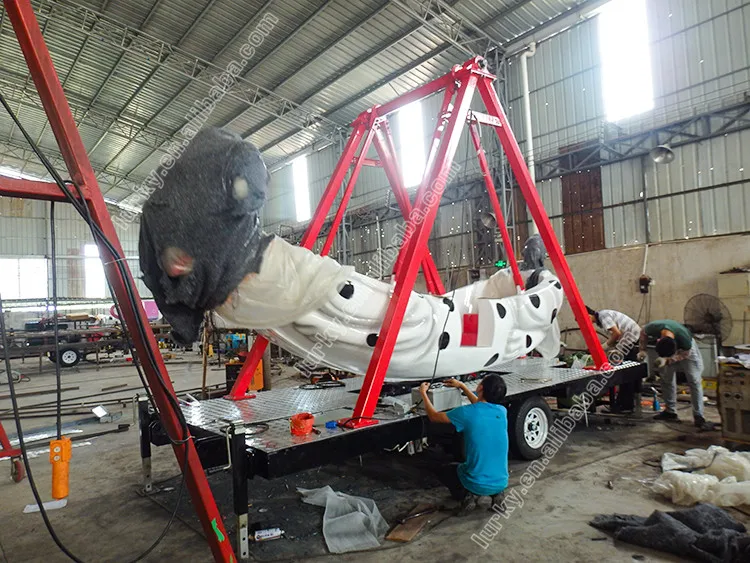 Hot sell amusement rides trailer mounted carousel portable pirate ship rides