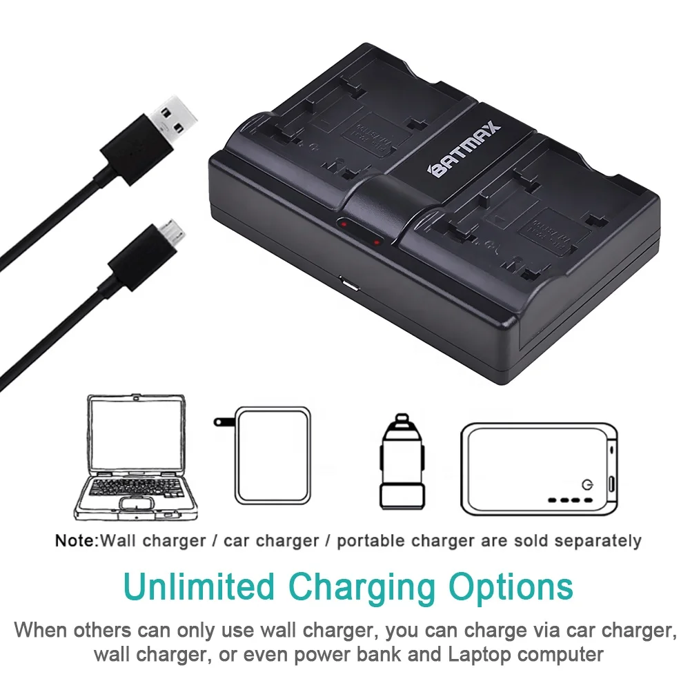 
Dual USB charger of VW-VBT190 VW VBT190 VWVBT190 VW- VBT-380 VBT380 for Panasonic HC-V720, HC-V727, HC-V730, HC-V750, HC-V757, 