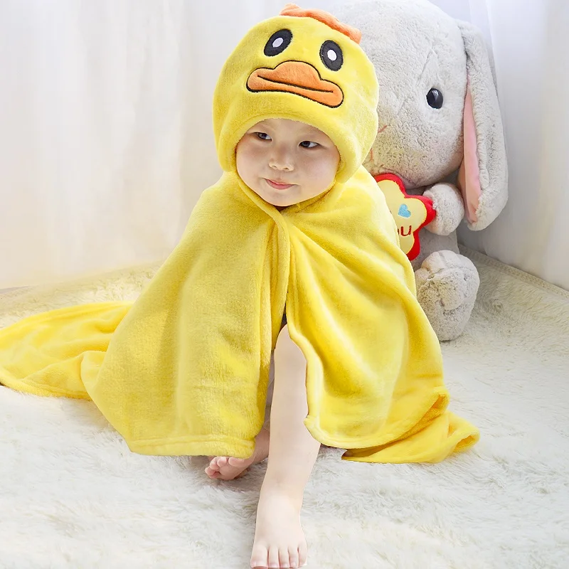 
Lovely Different Styles Wholesale Cheap Flannel Baby Hooded Towel 