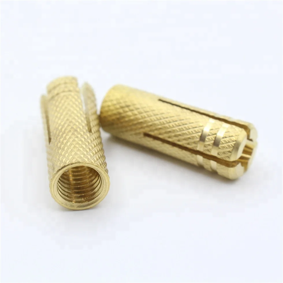 expandable fastener high quality brass drop in anchor