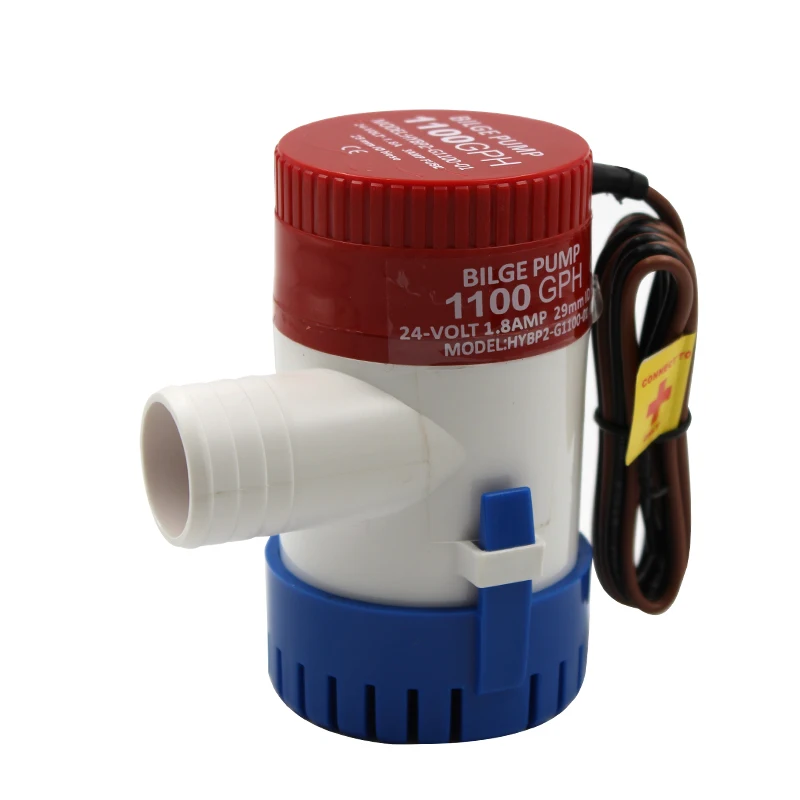 
12/24V DC Marine Boat Bilge Pump Submersible 1100GPH 