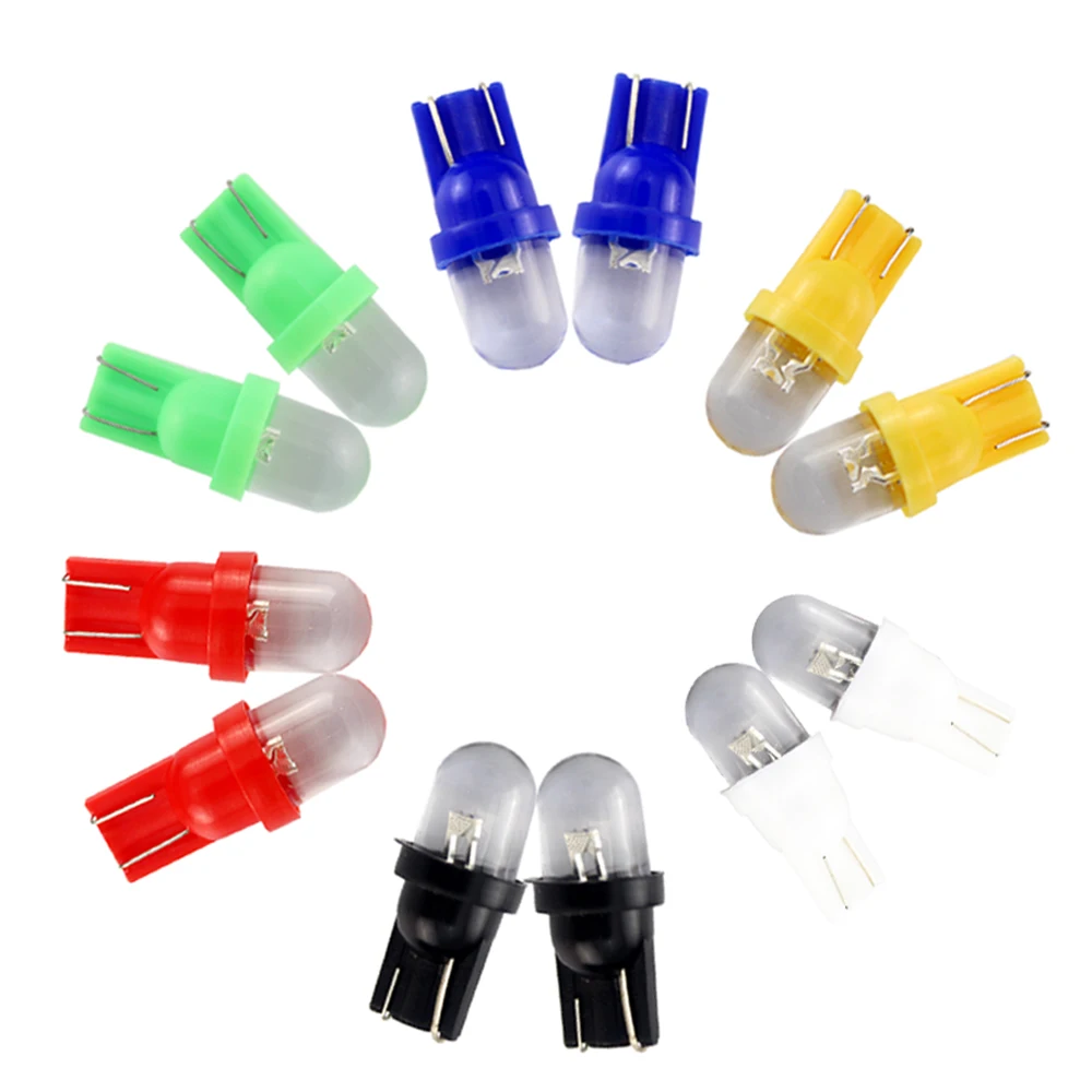 Clear Lens 194 #555 906 #44 #47 T10 6.3V led Pinball Bulb Light F8 Chip 6V