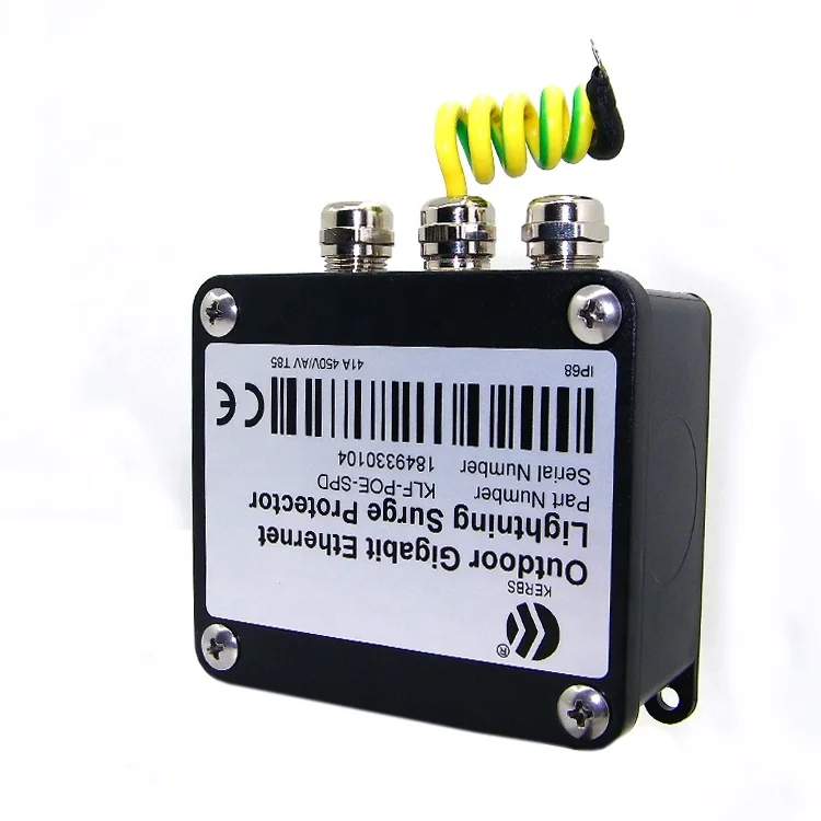 Водонепроницаемый сетевой фильтр с защитой от вспышки, poe, rj45