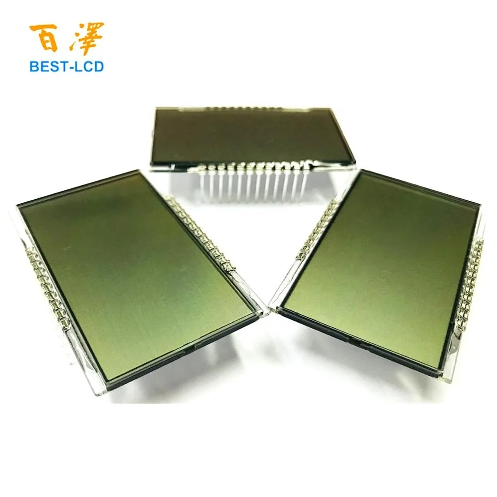 Newly Customized 22 pins Monochrome Segment HTN LCD Display For Industrial Meter / Multimeter/Hybrid Meter etc.