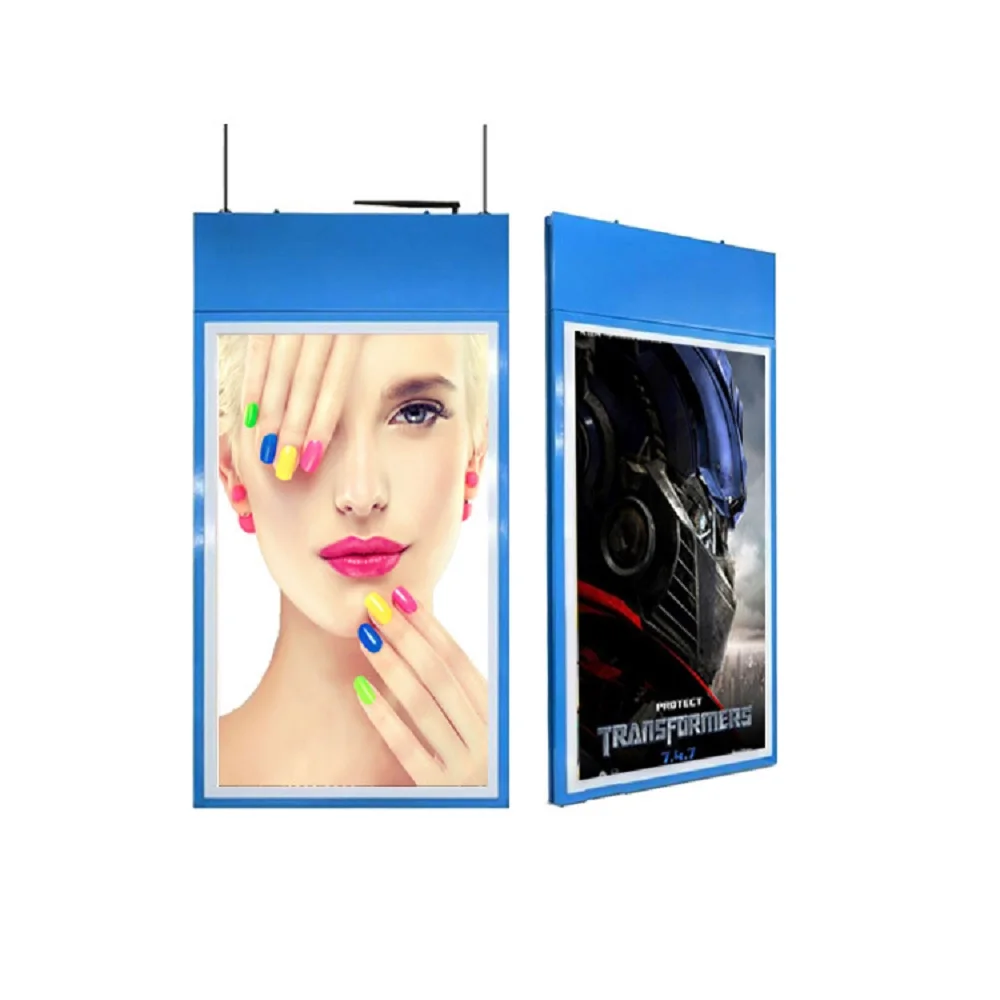Android/Windows 43 дюйма двойной цифровой ЖК-экран высокого разрешения ЖК-дисплеи цифровой рекламы экраны на автобусах