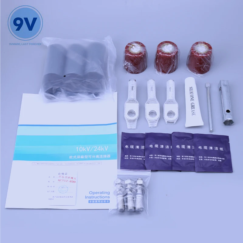 630A 24kV Separable Plastic Cable Tee Connector Cable Joint Connector