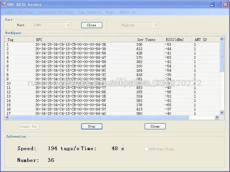 высокая производительность один порт увч rfid модуль для портативных читателя