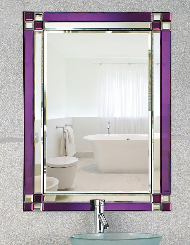 
Оптовая продажа, дешевое большое настенное зеркало, водонепроницаемое зеркало для ванной комнаты 