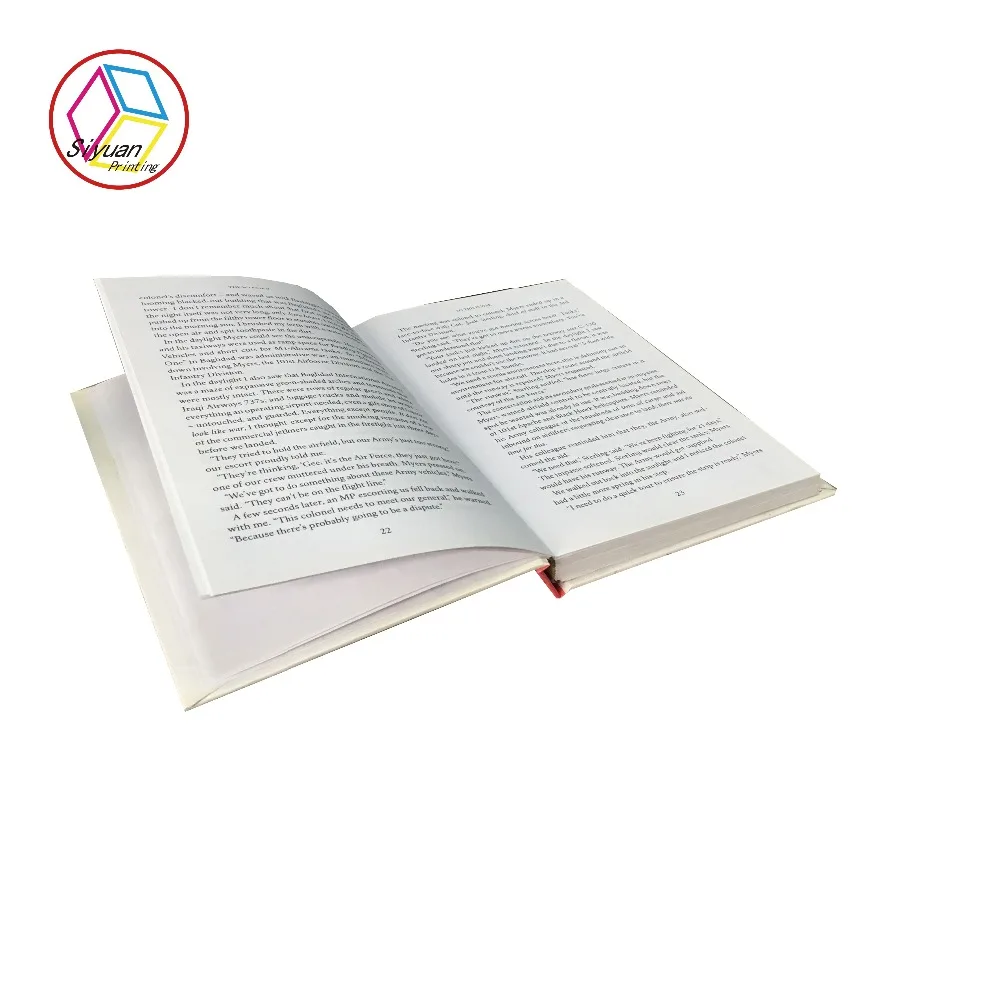Wholesale custom hardcover book printing for books